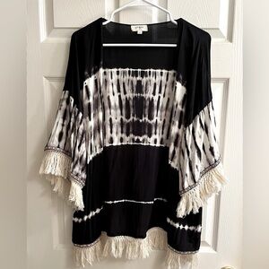 UMGEE~BOHO TOPPER~FRINGE~OPEN~S-M